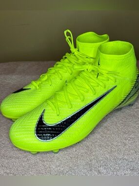 Nike Mercurial Superfly 10 Elite AG Soccer Cleats Volt HF7876-700 Size 10